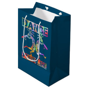 Native Americans Kokopelli - Dance Your Life 3 Medium Gift Bag