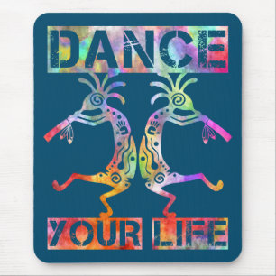 Native Americans Kokopelli - Dance Your Life 3 Mouse Mat