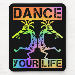 Native Americans Kokopelli - Dance Your Life 4 Mouse Mat