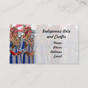 Native and Indigenous Arts and Crafts Business Card