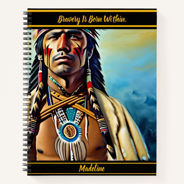Native Art Memo: Cultural Beauty Notebook (Front)