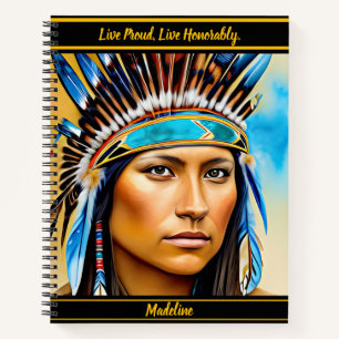 Native Art Notebook: Tribal Elegance Notebook