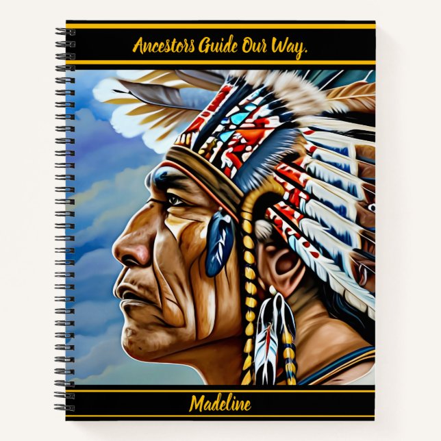 Native Art Record: Cultural Diary Notebook (Front)
