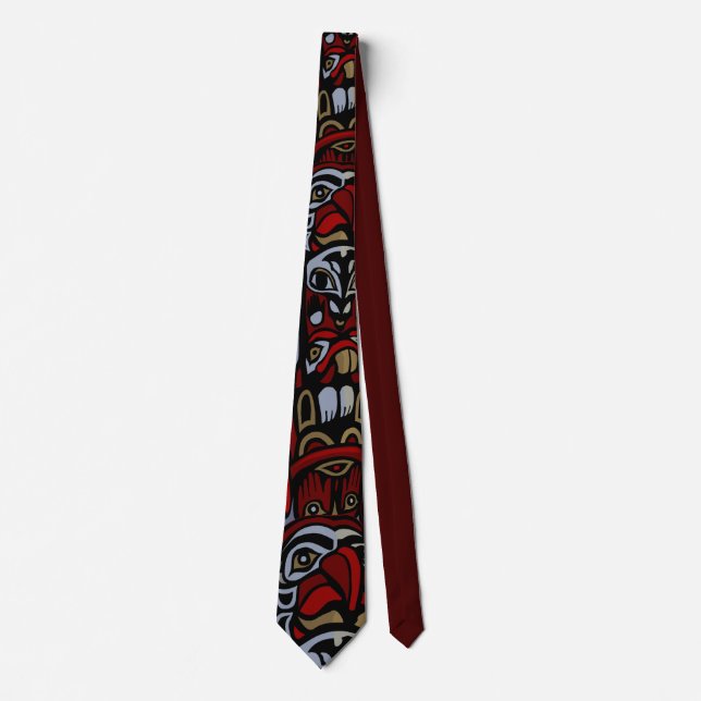 Native Art Ties First Nations Totem Neckties (Front)