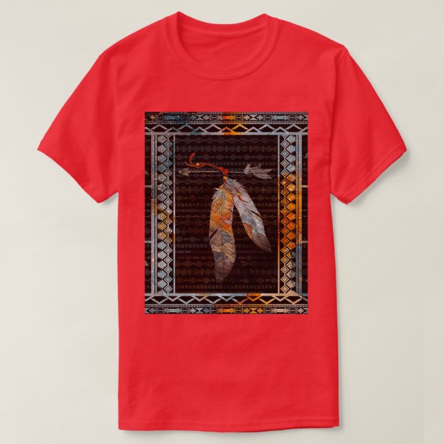 Native Artwork Native American Dreamcatcher Graphi T-Shirt (Design Front)
