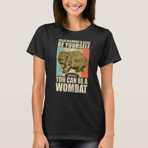 Native Australian Animal Cute Wombat 2 T-Shirt