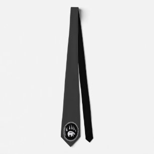 Native Bear Art Ties Tribal Bear Claw Necktie