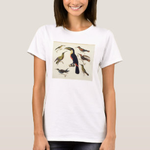 Native birds, including the Toucan (centre), Amazo T-Shirt