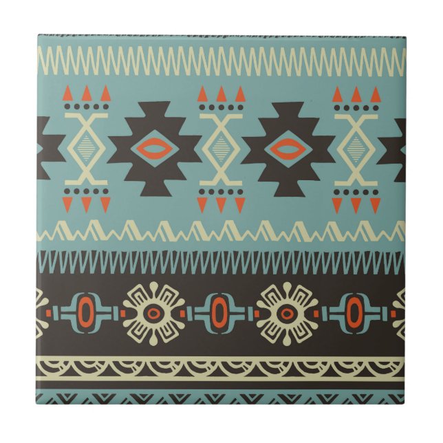 Native Blanket Pattern   Tile (Front)