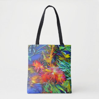 Native Bottle Brush Tote Bag