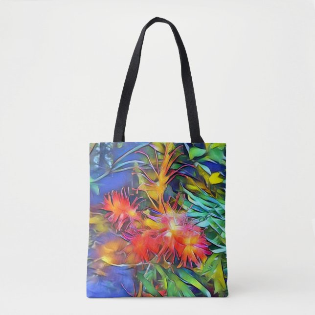 Native Bottle Brush Tote Bag (Front)