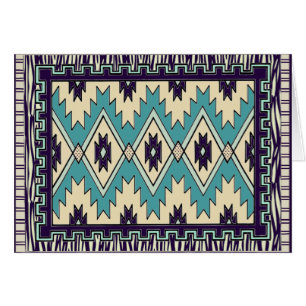 Native Chief Pattern Card