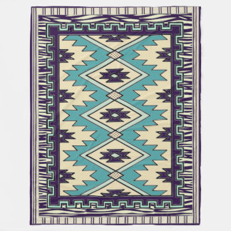 Native Chieftain Pattern Fleece Blanket