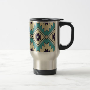 Native Chieftain Pattern Travel Mug