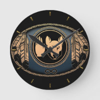 Native Clock Custom First Nation Flag Wall Clock
