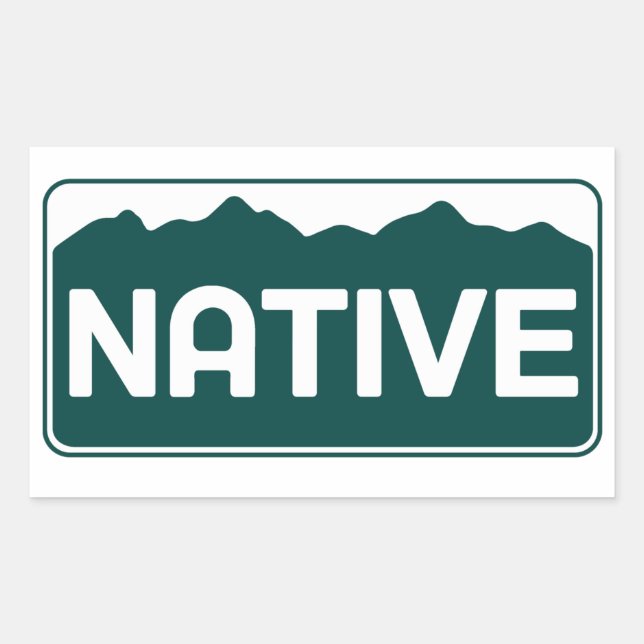 Native Colorado Sticker (Front)