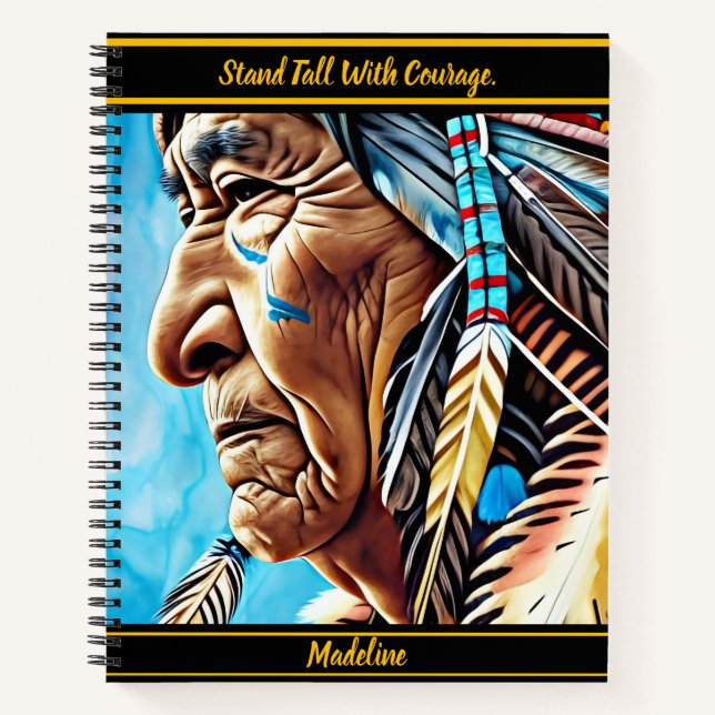 Native Craft Journal: Artistic Touch Notebook (Front)