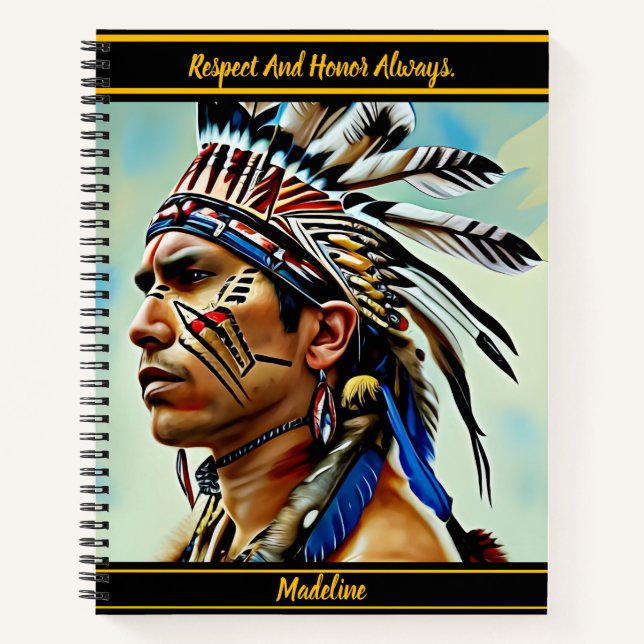 Native Craft Notepad: Artistic Flair Notebook (Front)