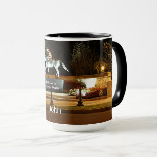 Native Dancer Horse Statue Saratoga Coffee Mug