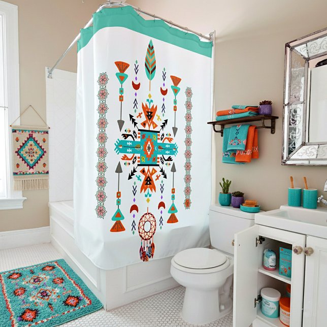 Native design shower curtain (Creator Uploaded)
