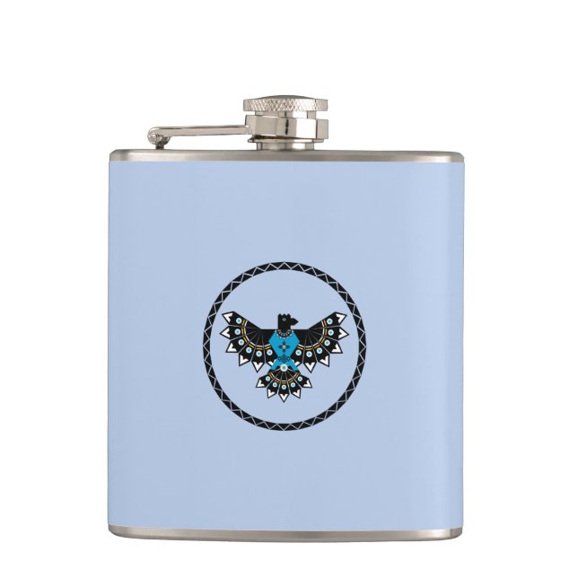 Native Eagle Hip Flask (Front)