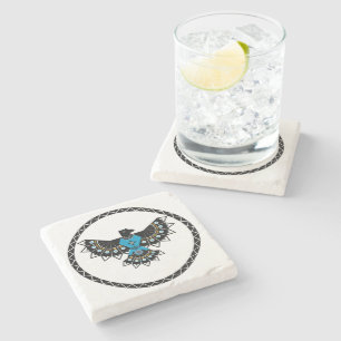 Native Eagle Stone Coaster