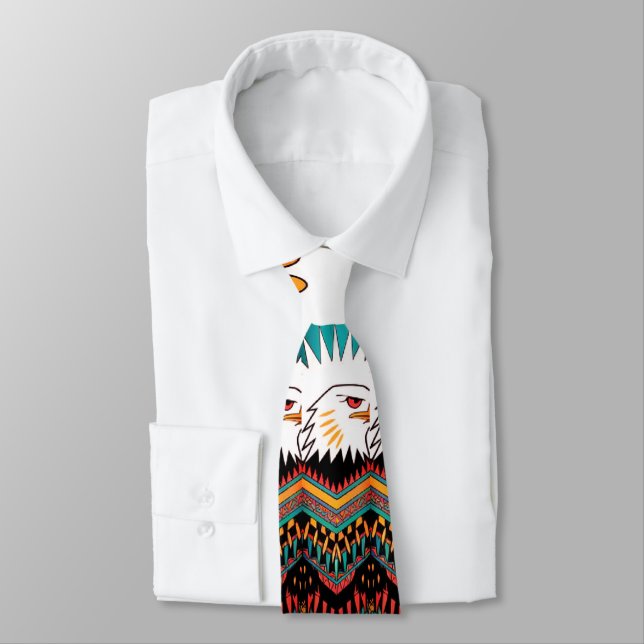Native Eagle Tie (Tied)