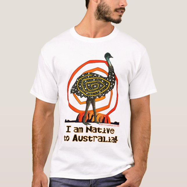 Native Emu T-Shirt (Front)