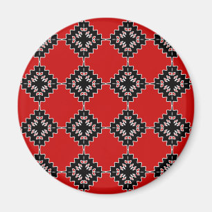 Native ethnic pattern magnet