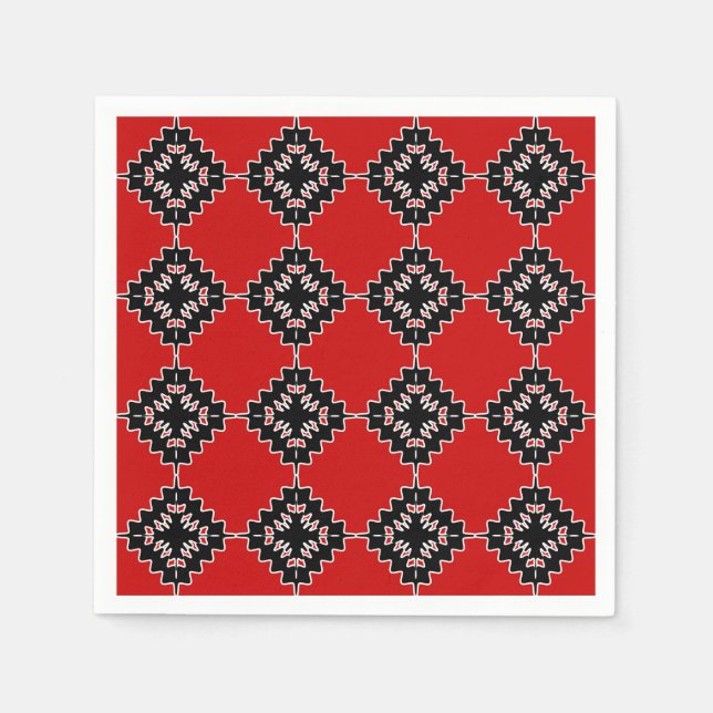 Native ethnic pattern napkin (Front)