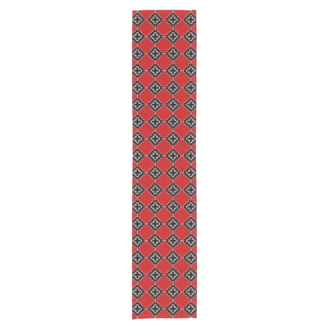 Native ethnic pattern short table runner (Front)