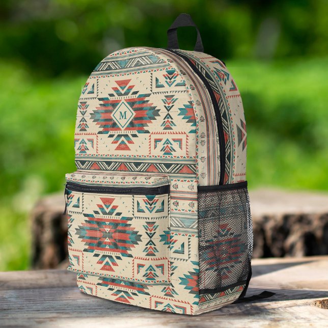 Native Ethnic Pattern Vintage Boho Seamless Printed Backpack (Creator Uploaded)
