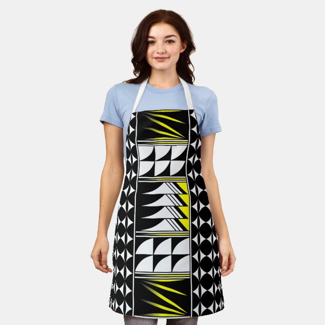 Native Feather Blessing in Yellow Apron (Worn)