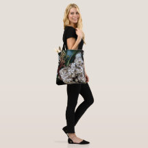 Native floral tote bags