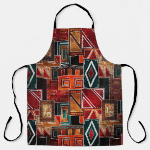 Native folk, grunge ornamental background. apron