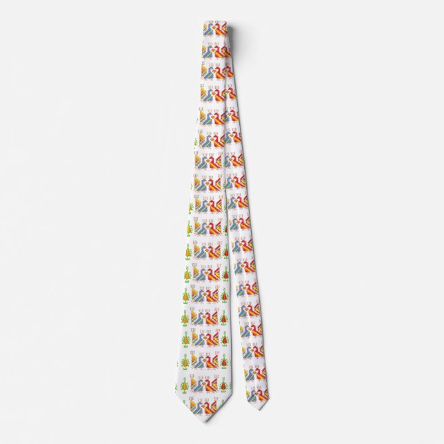 Native Geometric Pattern Tie (Front)