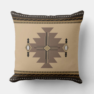 Native Geometric Throw Pillow