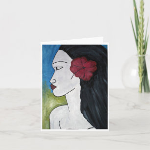 Native Girl Card