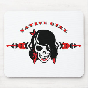 Native Girl Mouse Mat
