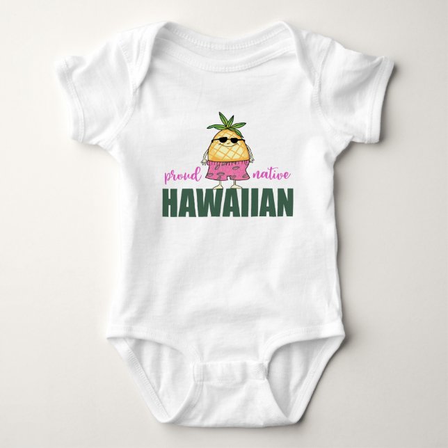 Native Hawaiian Baby Bodysuit (Front)