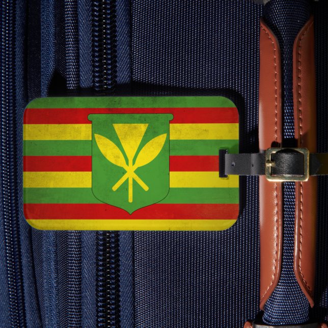 Native Hawaiians - Kānaka Maoli Luggage Tag (Front Insitu 4)