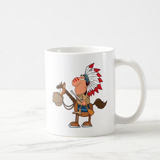 Native Indian American Coffee Mug (Right)