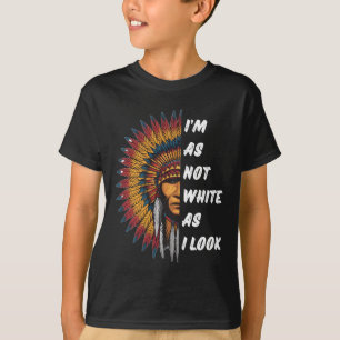 Native Indian American Day Sticker T-Shirt