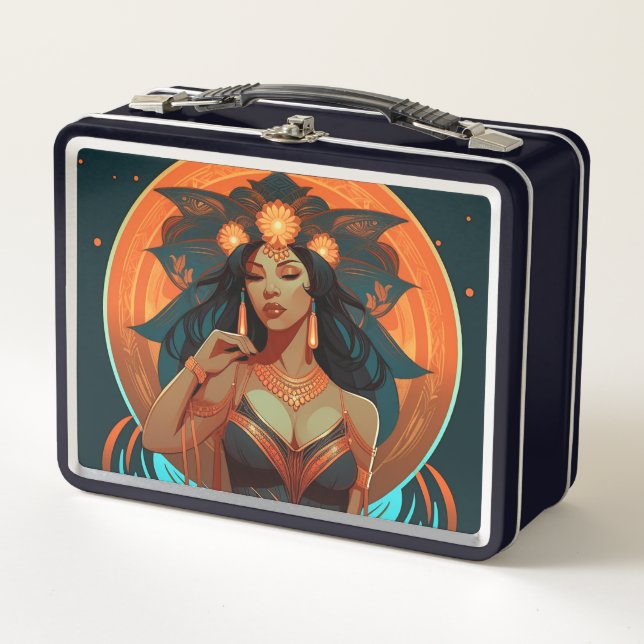 NATIVE INSPIRATION #2 METAL LUNCH BOX (Front)