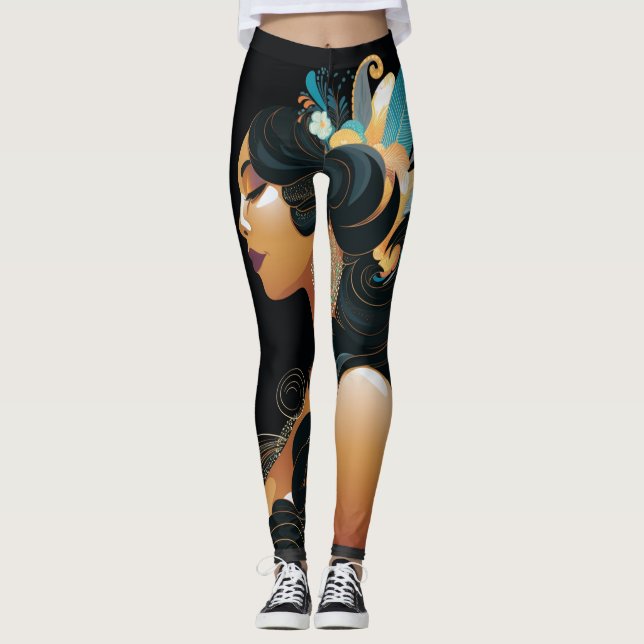 NATIVE INSPIRATION #3 LEGGINGS (Front)