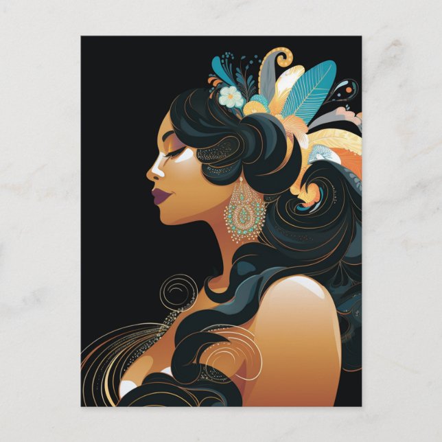 NATIVE INSPIRATION #3 POSTCARD (Front)