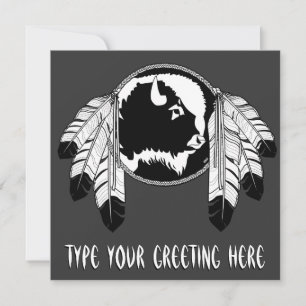 Native Invitations Personalised Native Art Cards