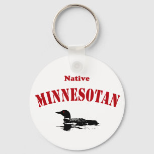 Native Minnesotan Key Ring