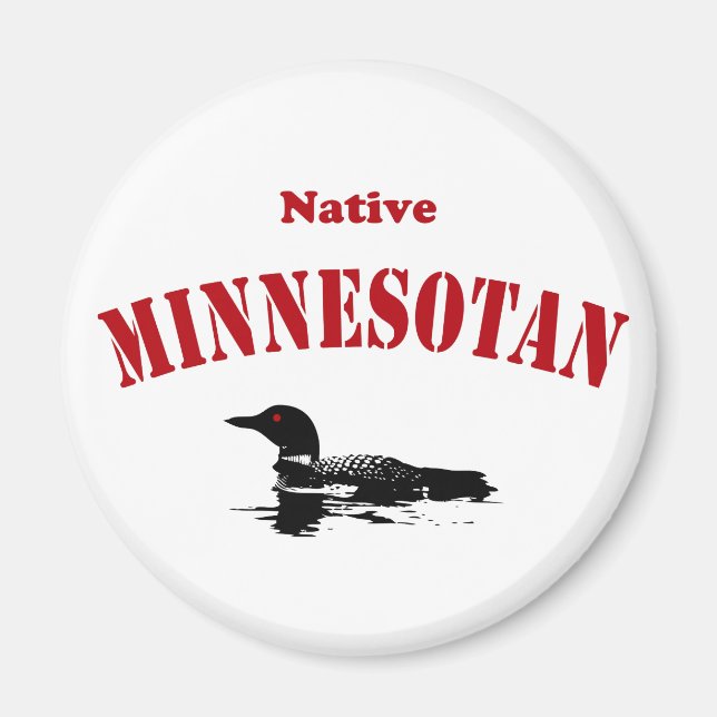 Native Minnesotan Magnet (Front)