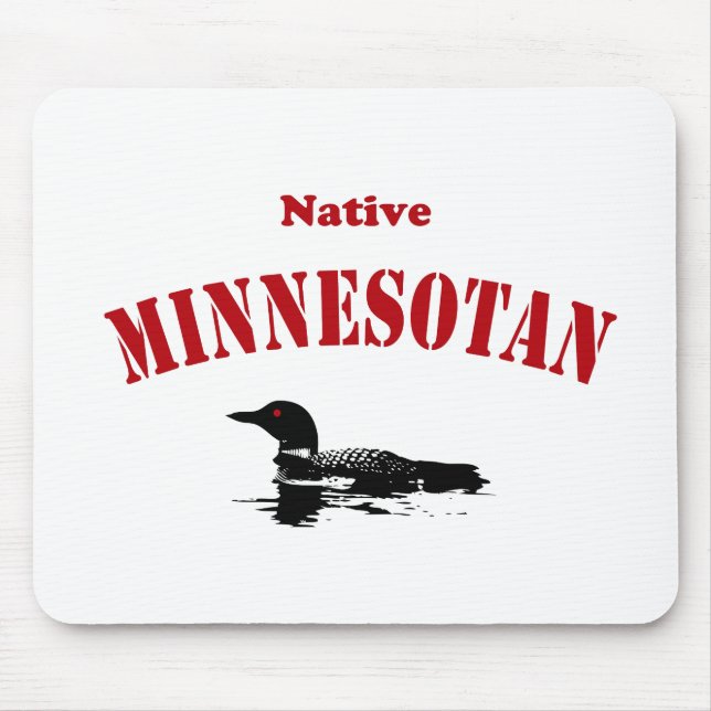 Native Minnesotan Mouse Mat (Front)